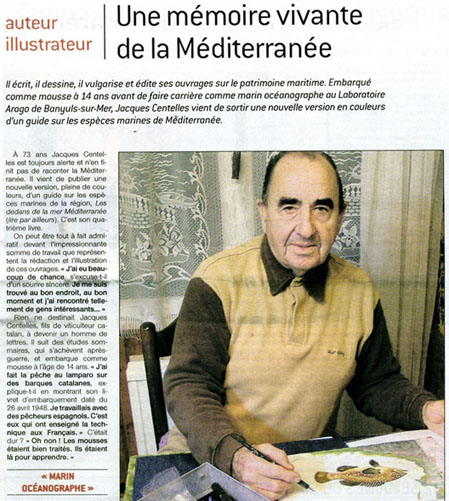 Article dans le marin